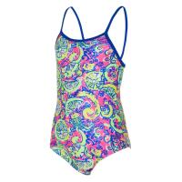 Maillot de bain Zoggs pour filles, coloris Citrus, dos classique - Taille 26