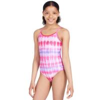 Zoggs Girls Starback Swimsuit - Sunset Haze Print 1/6