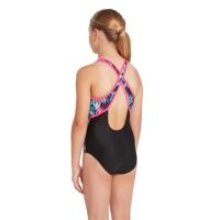 Maillot de bain une pièce Zoggs Girls Nairobi Hi Front Crossback - Taille 26 2/6