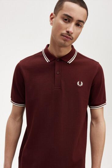 Maglietta da uomo Fred Perry granata 5/5