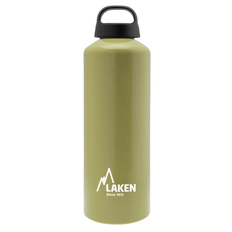 CANTIMPLORA BOTELLA ALUMINIO CAMPING LAKEN CLASSIC 1 L KAKI