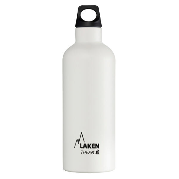 CANTIMPLORA BOTELLA TÉRMICA ACERO INOXIDABLE LAKEN TAPÓN FUTURA 500 ML BLANCO