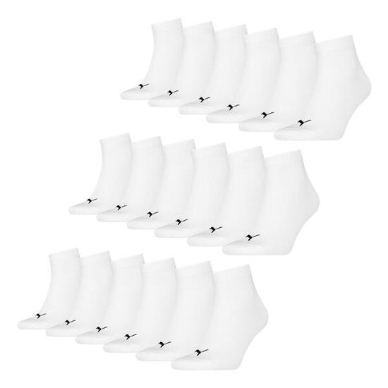 Quarter Socken 9 Paar weich komfortabel Herren Damen Unisex - Soft Cotton