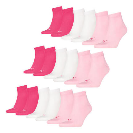 Quarter Socken 9 Paar weich komfortabel Herren Damen Unisex - Soft Cotton