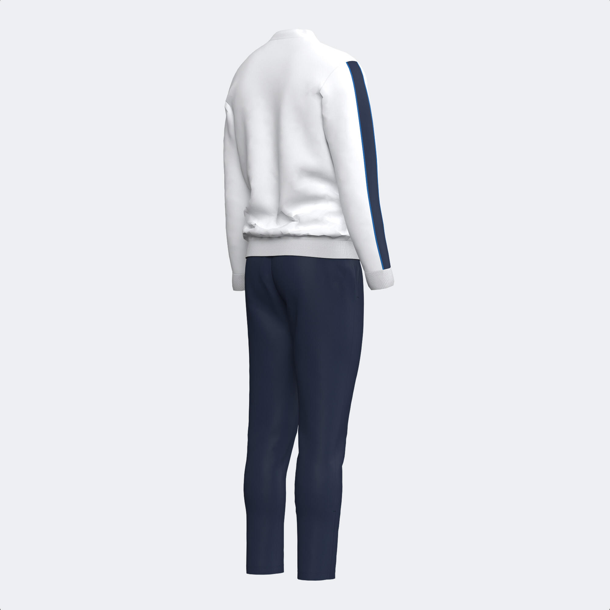 TUTA SPORTIVA UNISEX  BIANCO BLU WHITE 3/4