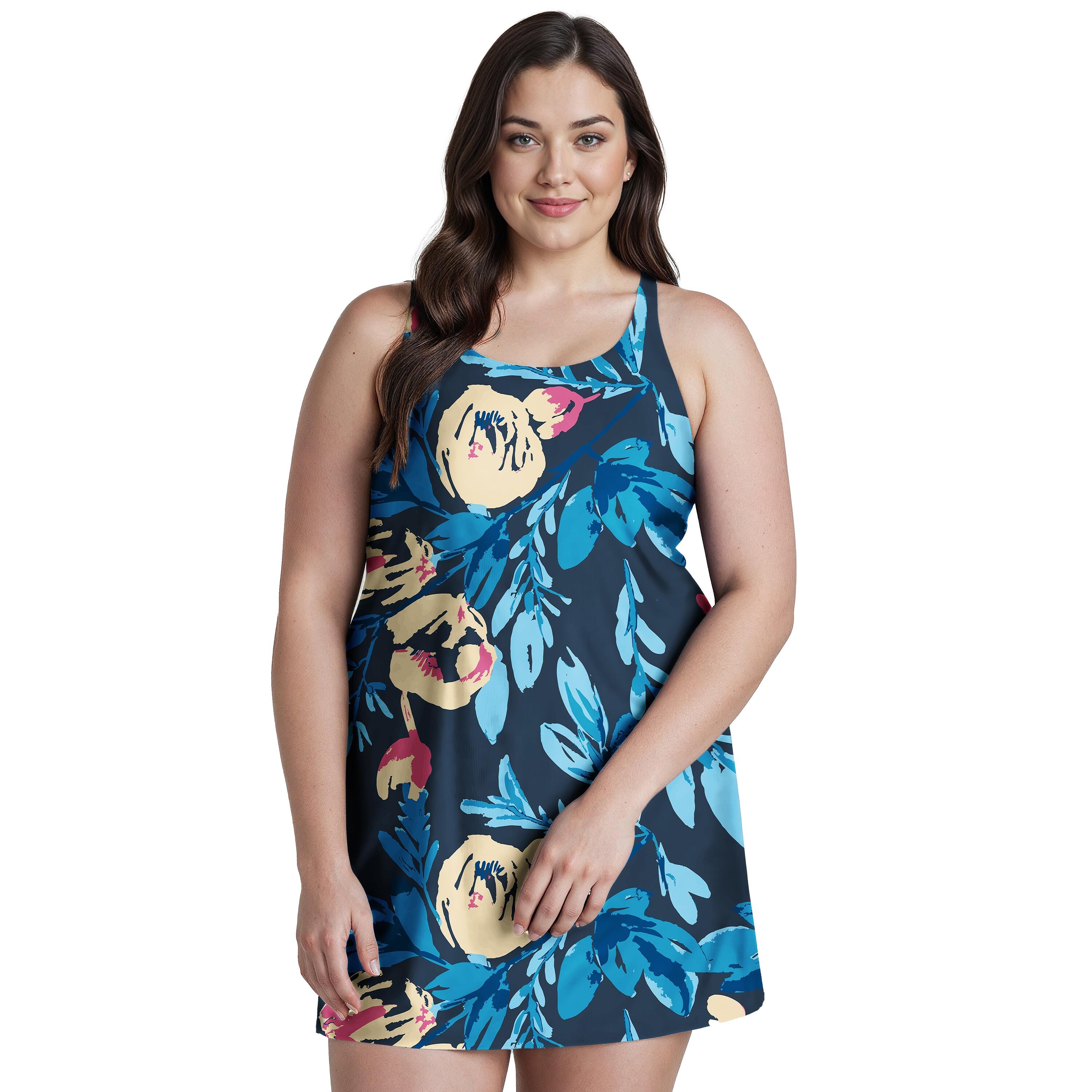 Women's Lexi Tankini UPF 50+ Swim Tunic - Dark Blue