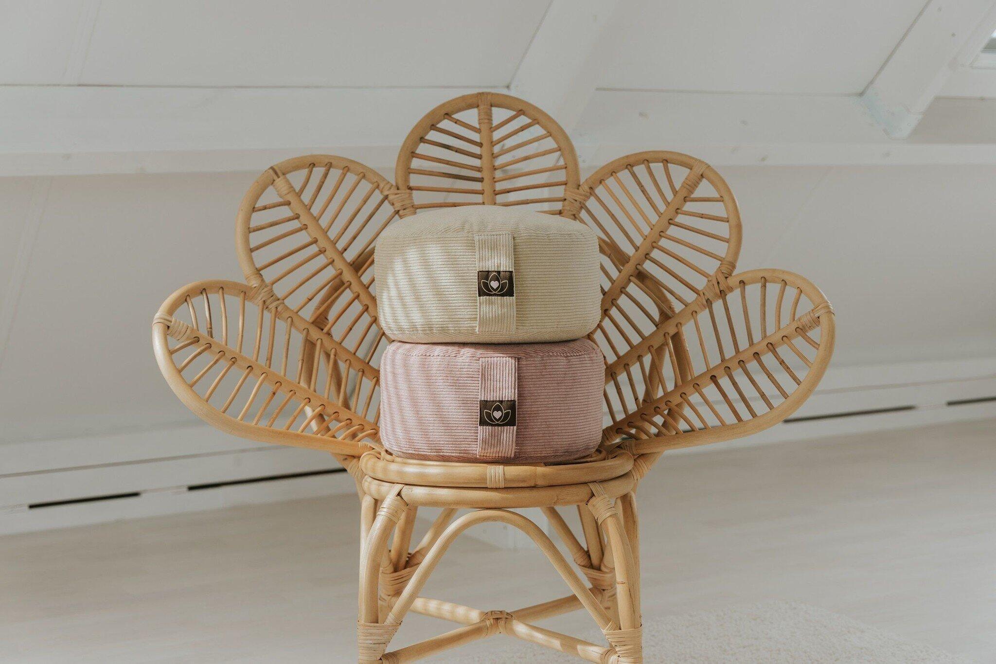 Lotus Meditatiekussen eco rib sand rond 5/5