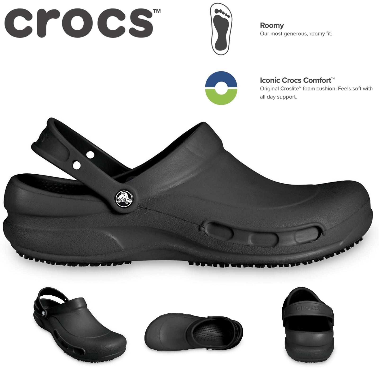 Crocs Bistro Slip Resistant Clogs Shoes Sandals