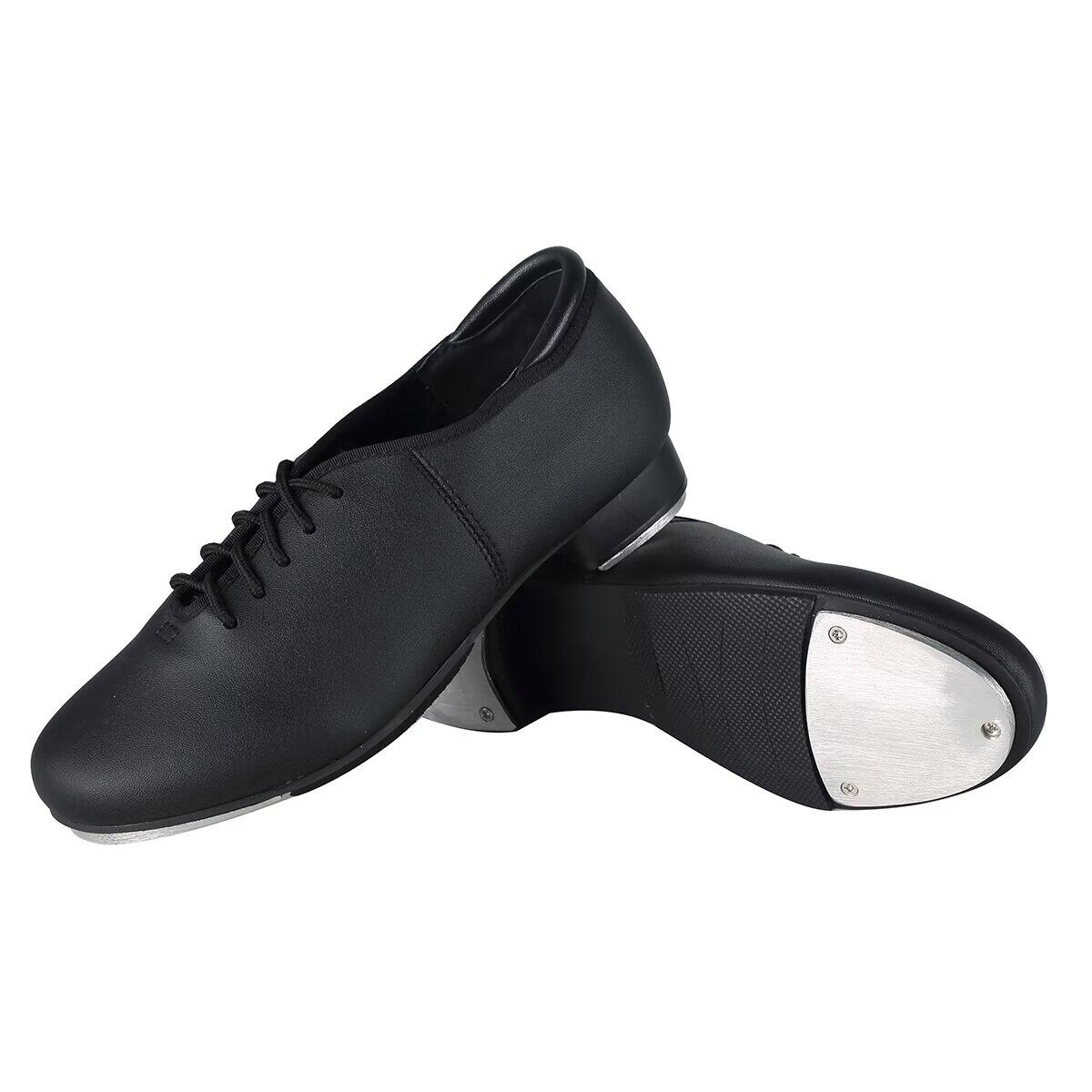PU Leather Lace Up Tap Shoe Dance Shoes for Women and Men's Dance Shoes