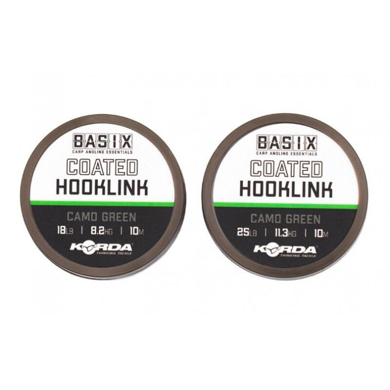 FIR TEXTIL CU CAMASA KORDA BASIX COATED HOOKLINK, 18LB/10M