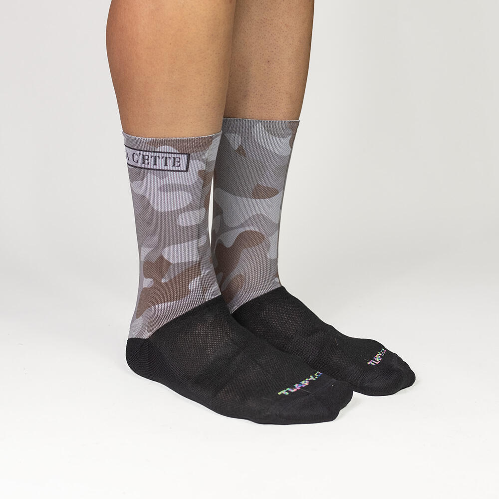 Hoge Camo Fietssokken 'dust' 4/4