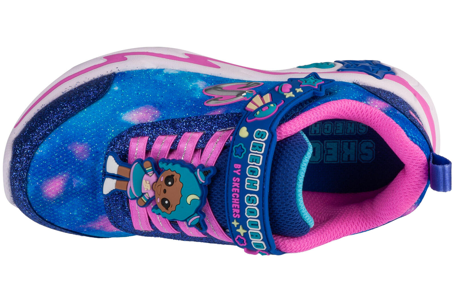 Scarpe Da Ginnastica Skechers Modello Skech Squad Colore Blu 3/5