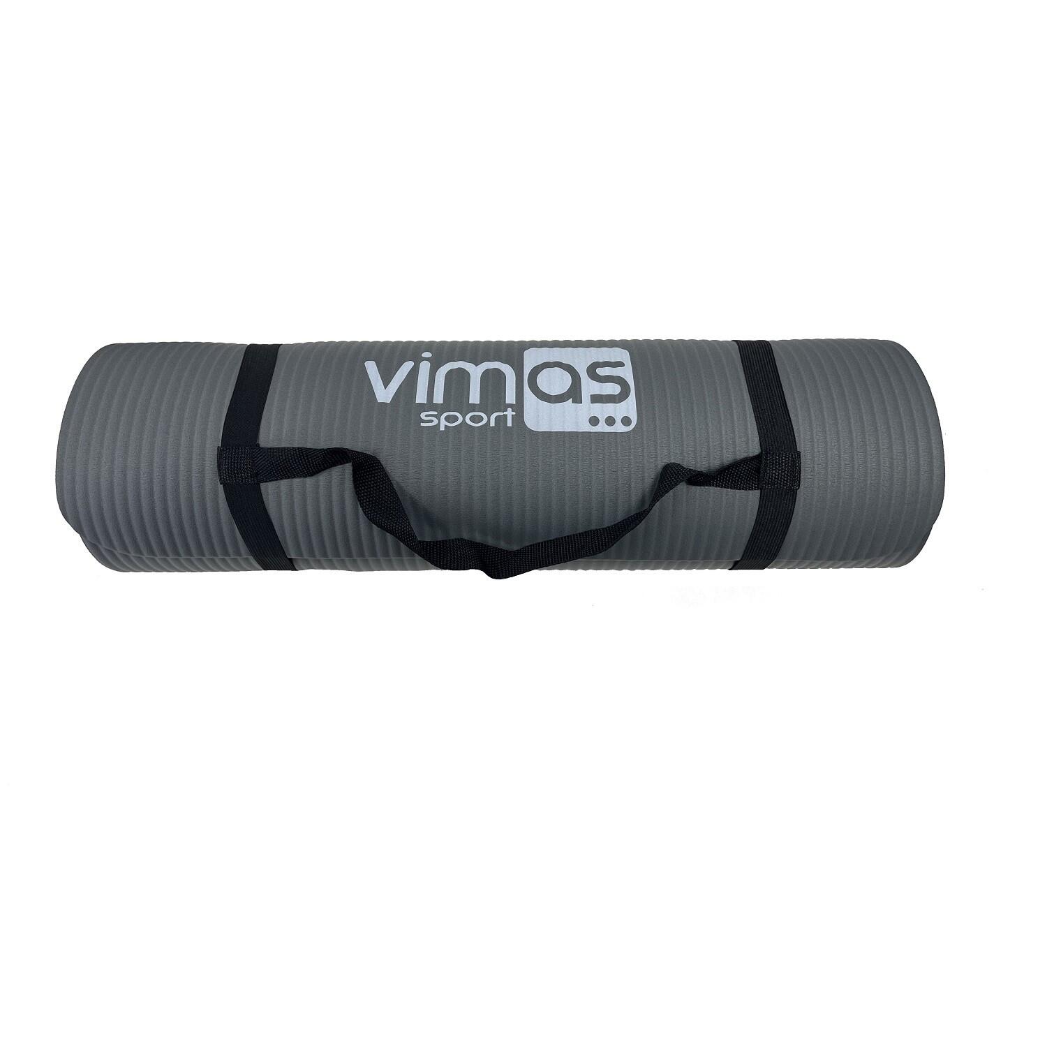 Colchoneta Yoga  Con  Ojales Gris  183X60X1cm 2/5