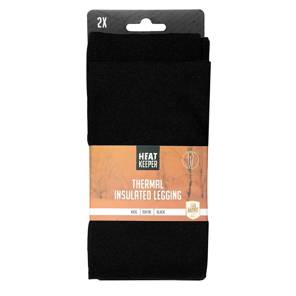 Heatkeeper - Thermo Legging Kids - Zwart - 4-Pack 7/7