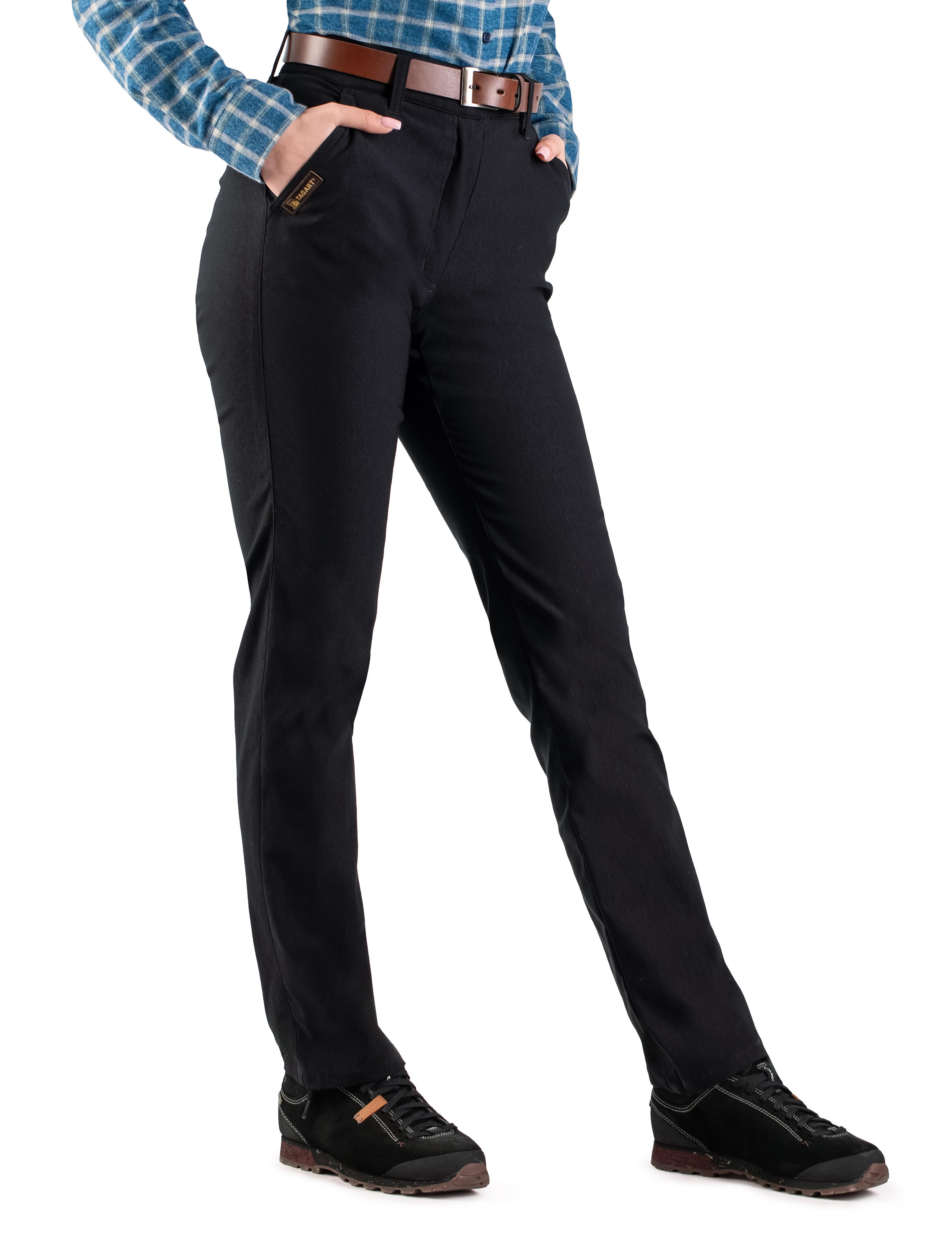 Pantaloni de teren pentru femei Tagart Falcon Black elastici