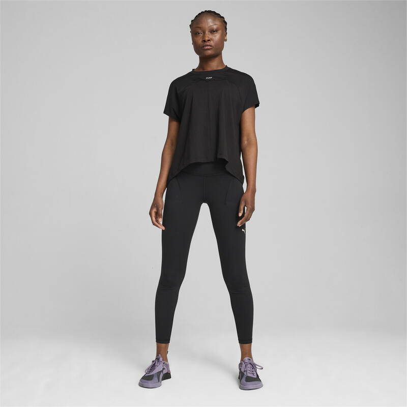 CLOUDSPUN Mix T-shirt voor dames PUMA Black