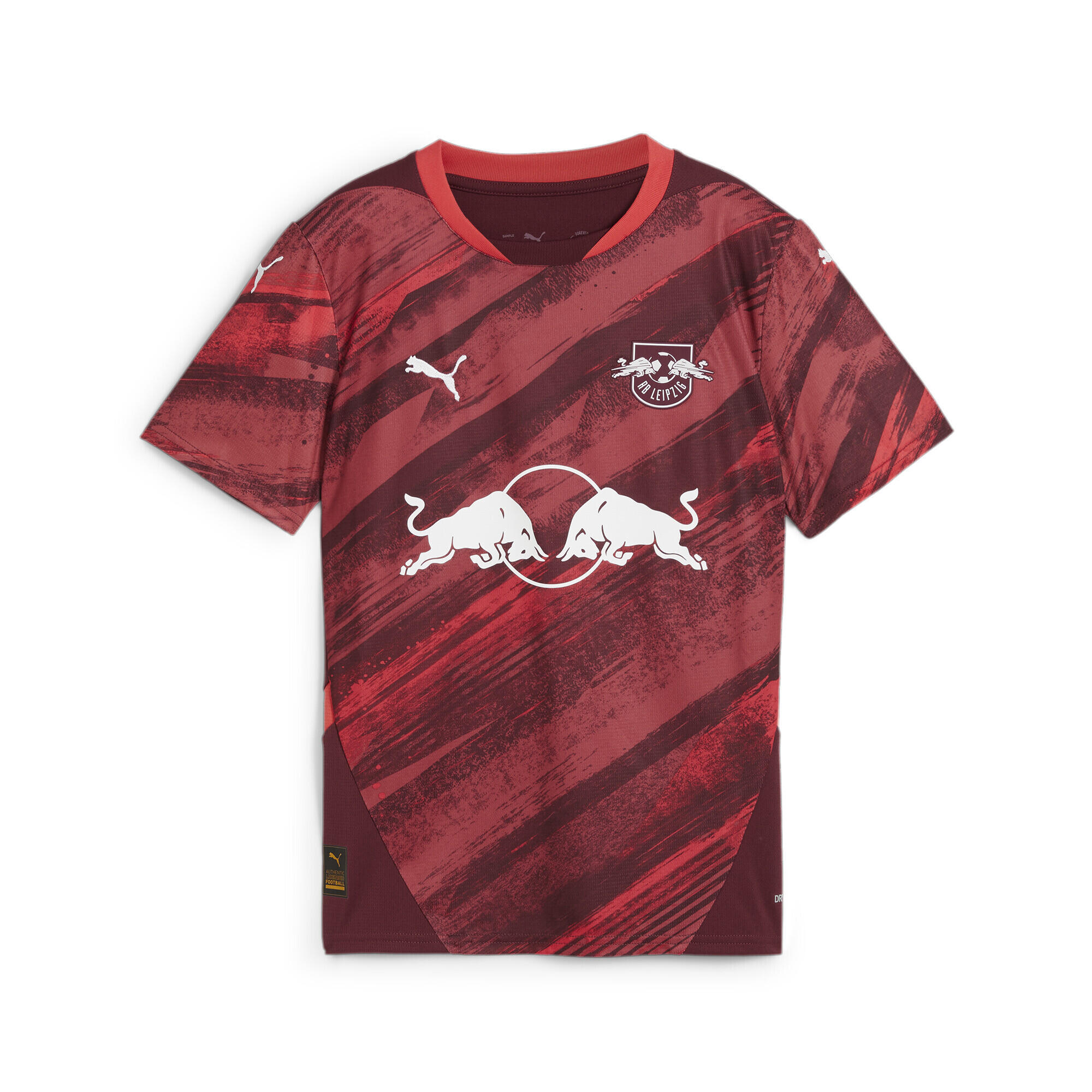 PUMA Fotbalový dres RB Lipsko 24/25 pro mládež Dark Jasper Active Red