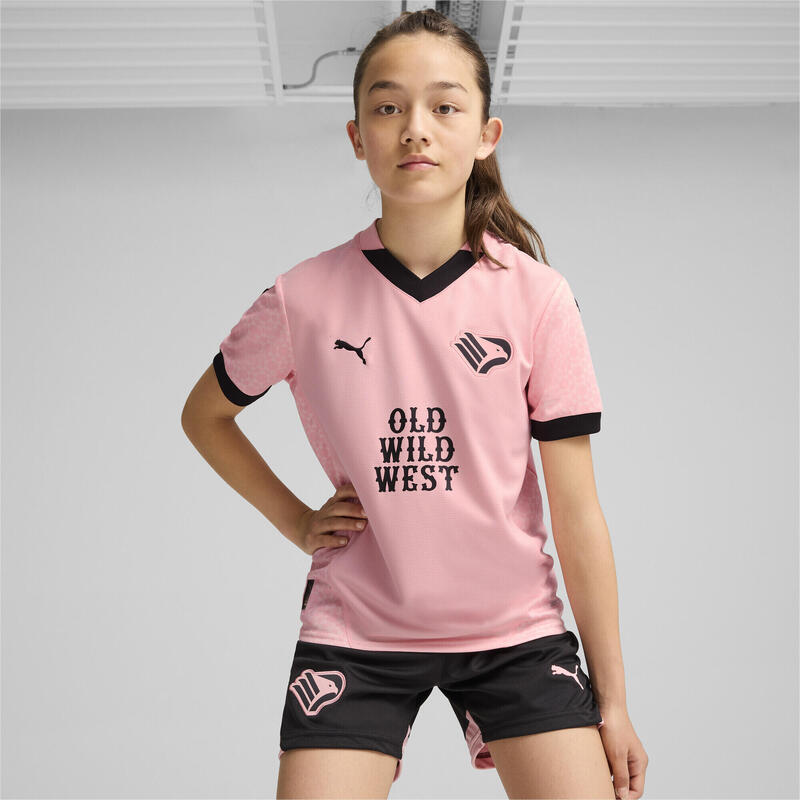 Dětský dres FC Palermo 24/25 PUMA Team Light Pink Black