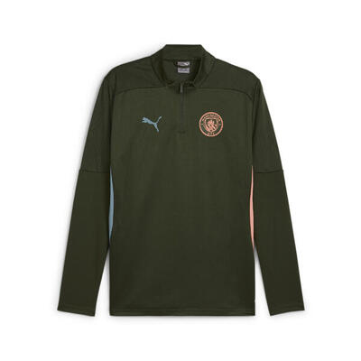 Manchester city trainingstop met kwartrits voor heren puma
