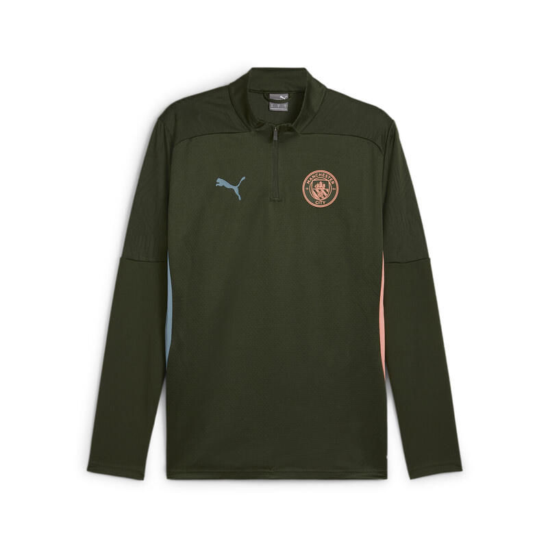 Pánská tréninková mikina Manchester City PUMA Myrtle Bold Blue Green