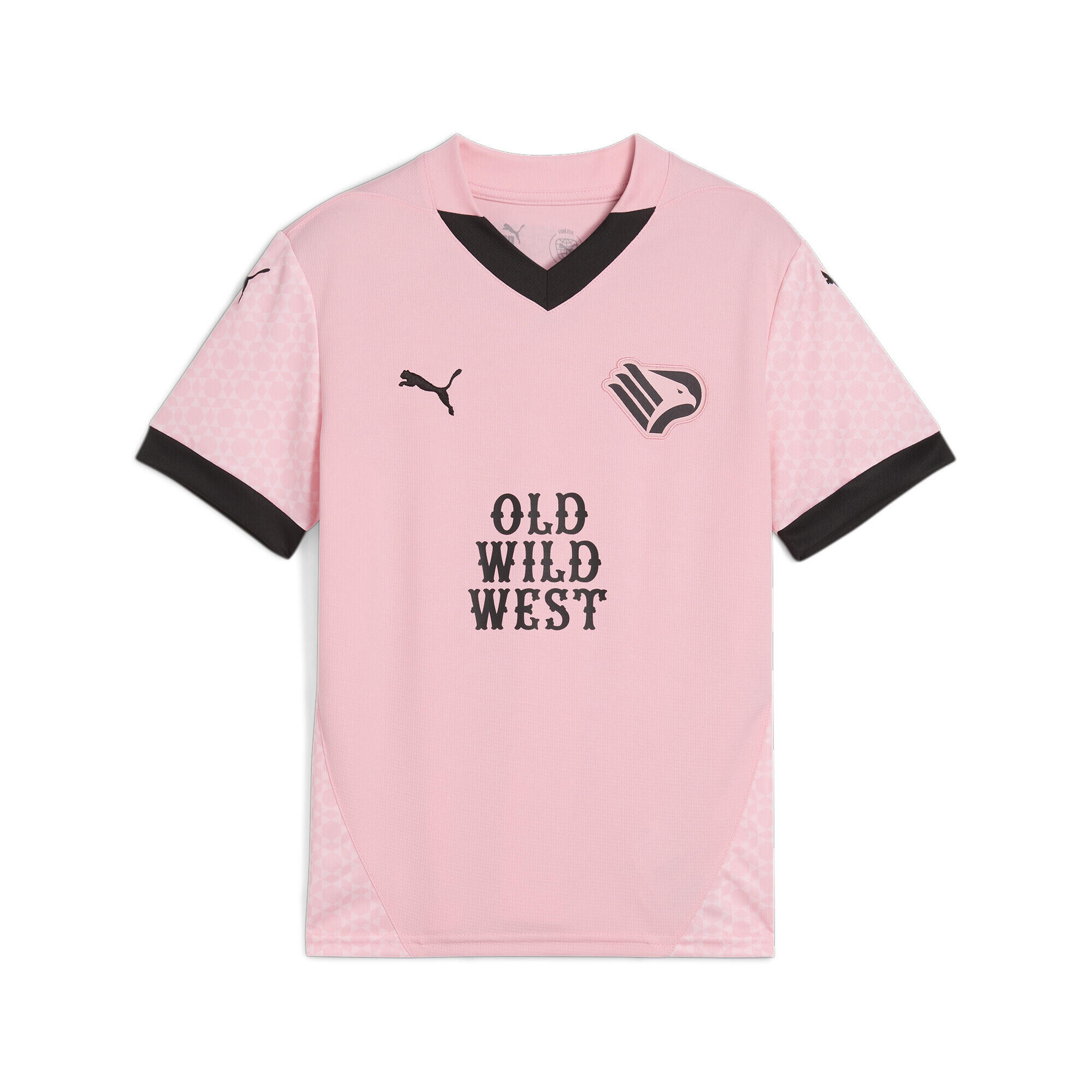 PUMA Palermo F.C. Maglia Home 24/25 per ragazzi PUMA Team Light Pink Black