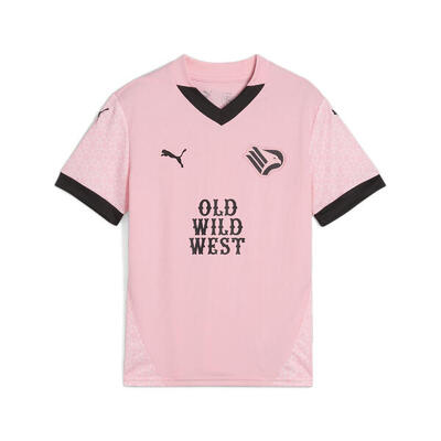 Palermo F.C. Maglia Home 24/25 per ragazzi PUMA Team Light Pink Black
