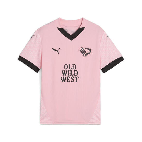 Palermo F.C. Maglia Home 24/25 per ragazzi PUMA Team Light Pink Black