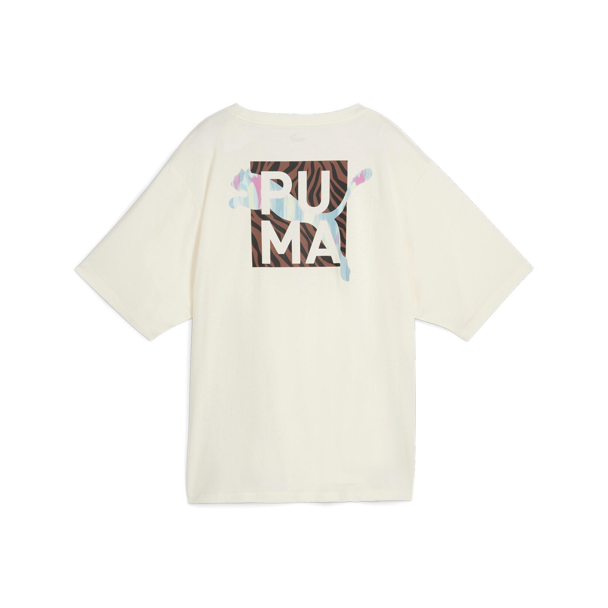 T-shirt da allenamento ANIMAL REMIX BOYFRIEND da donna PUMA Sugared Almond Beige 6/6