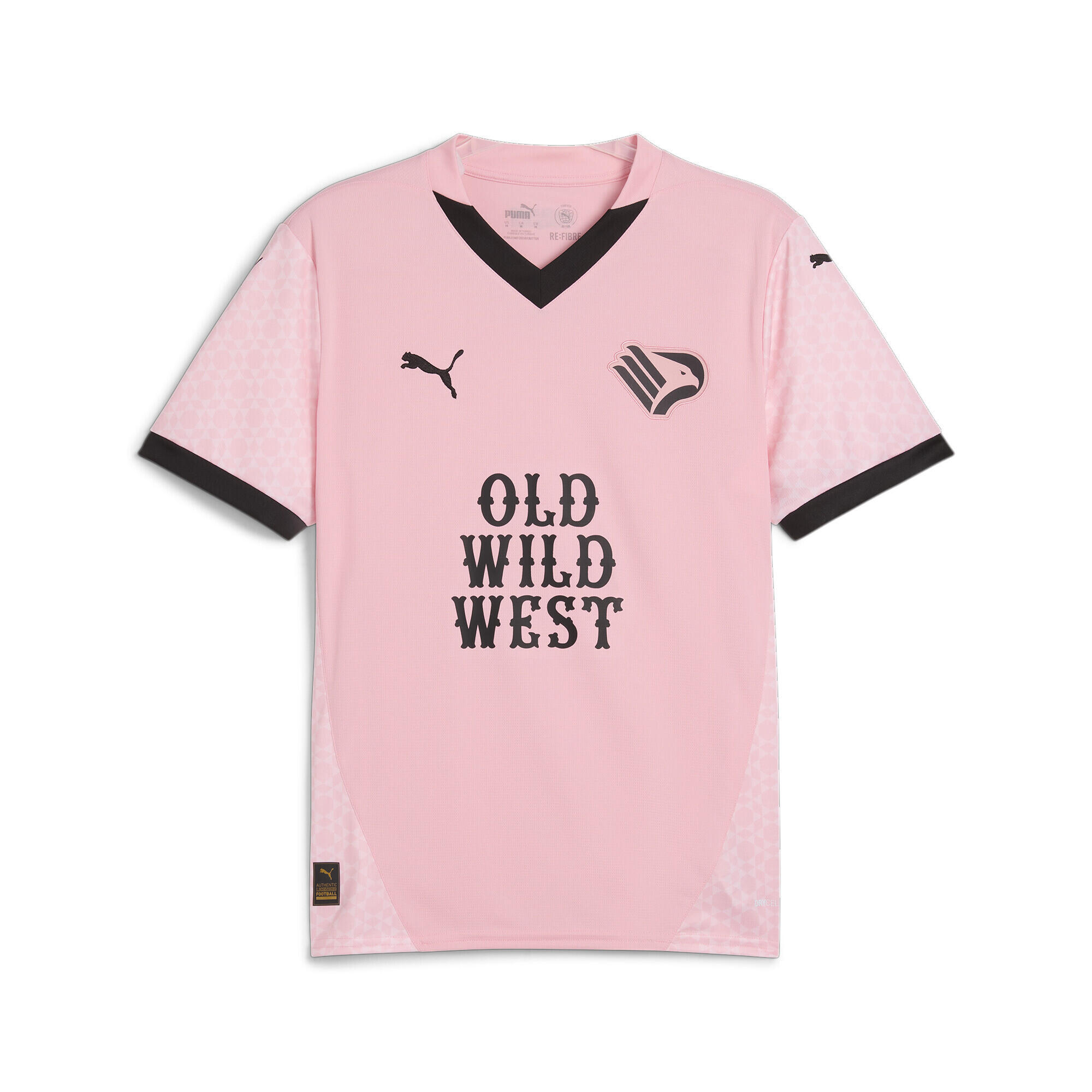 Palermo F.C. 24/25 thuisshirt voor heren PUMA Team Light Pink Black 5/7