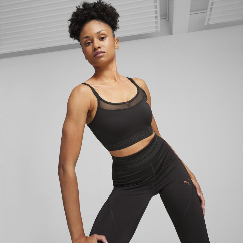 Brassière de fitness en mesh PUMA x PAMELA REIF Femme PUMA Black