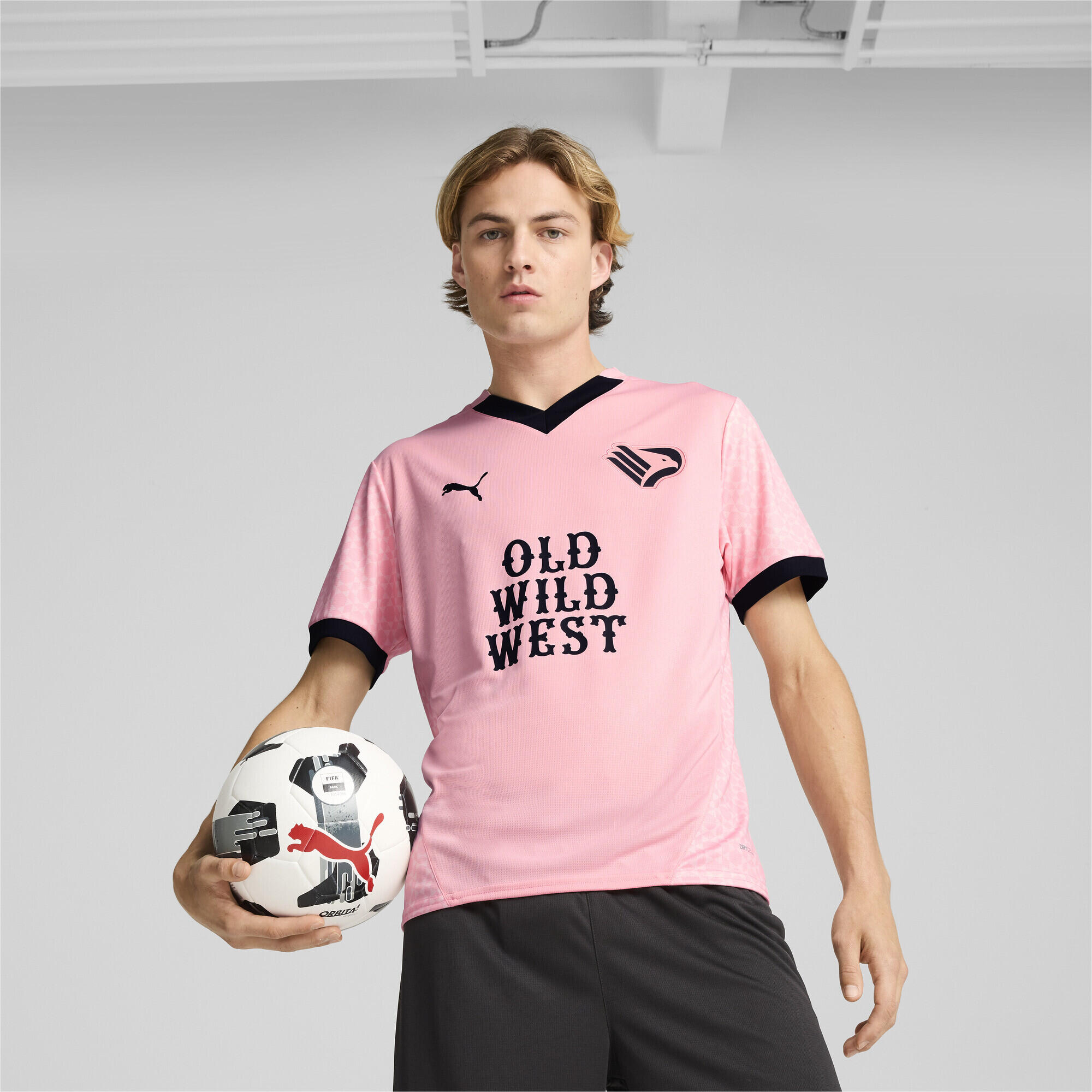 Palermo F.C. 24/25 thuisshirt voor heren PUMA Team Light Pink Black 6/7