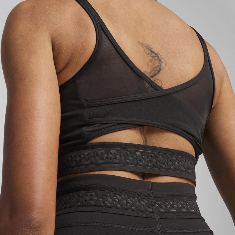 Brassière de fitness en mesh PUMA x PAMELA REIF Femme PUMA Black