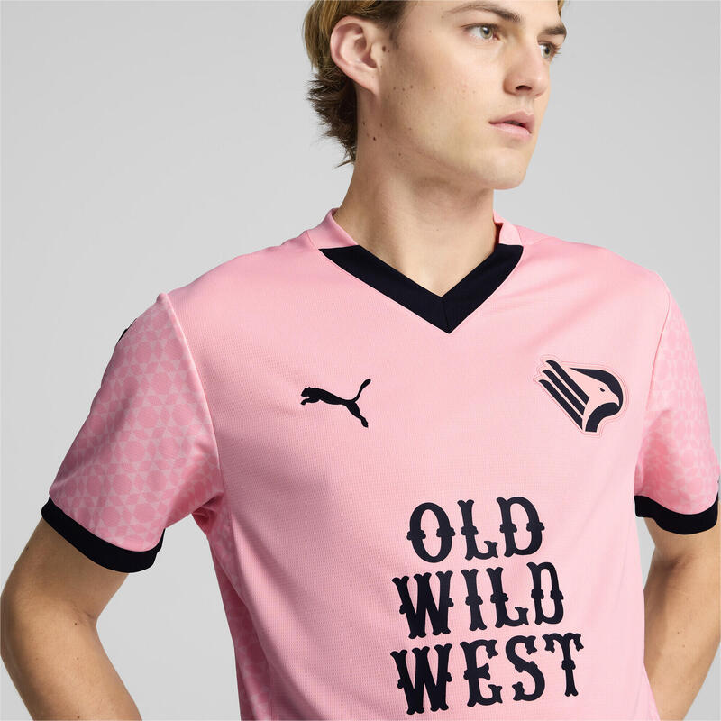 Palermo F.C. 24/25 thuisshirt voor heren PUMA Team Light Pink Black