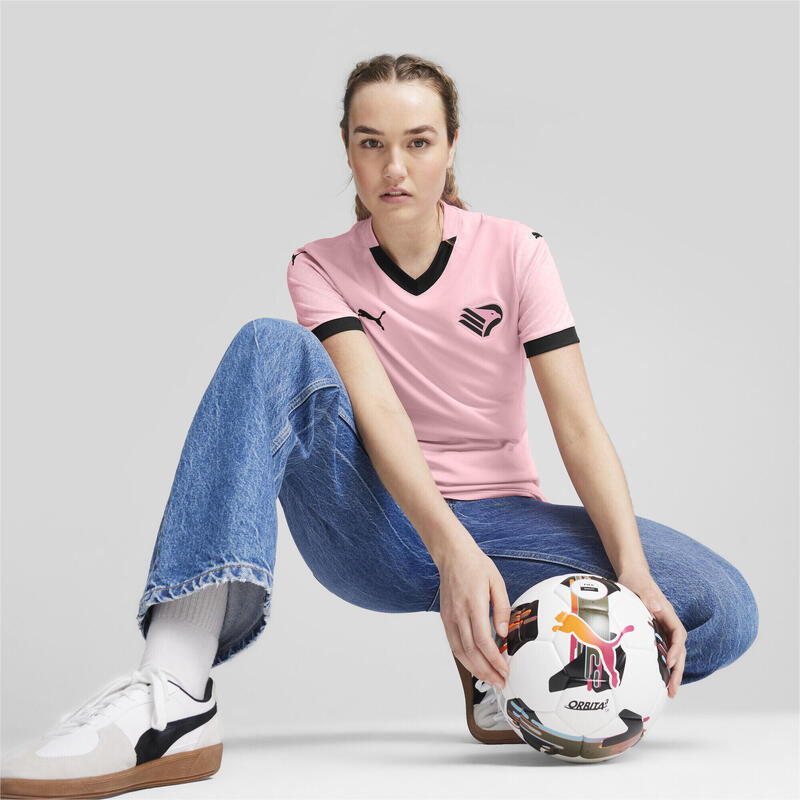 Palermo F.C. Maglia gara Home 24/25 da donna PUMA Team Light Pink Black