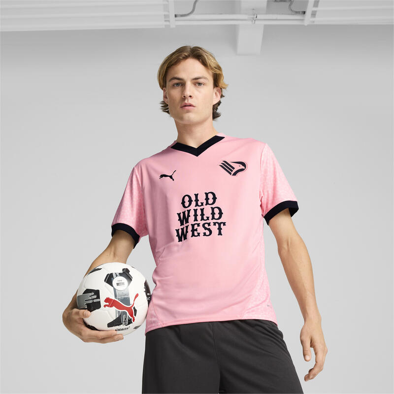 Palermo F.C. 24/25 thuisshirt voor heren PUMA Team Light Pink Black