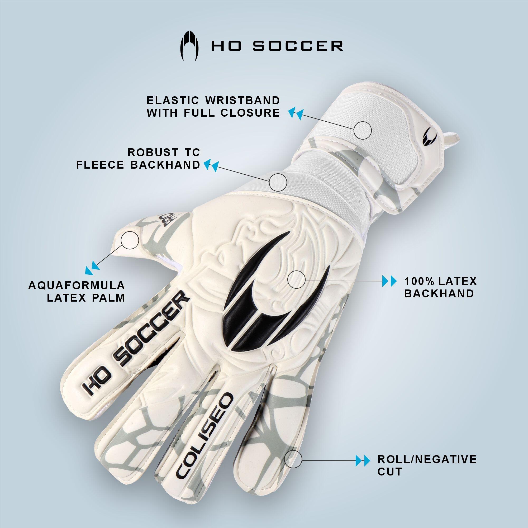 Guanti da portiere Ho Soccer Bambino Coliseo Elite RN Bianco 2/7