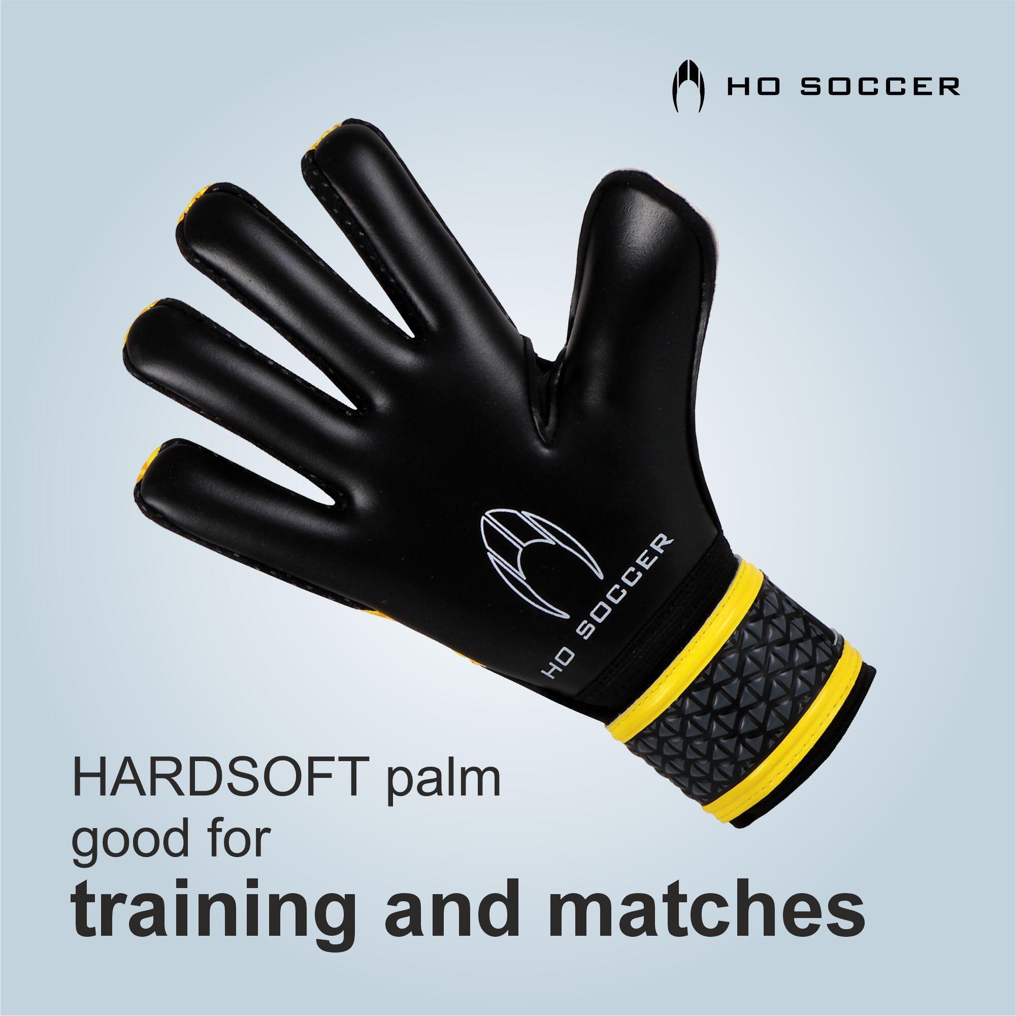 Guanti da portiere Ho Soccer Bambino Initial NG HardGround Yellow 3/7
