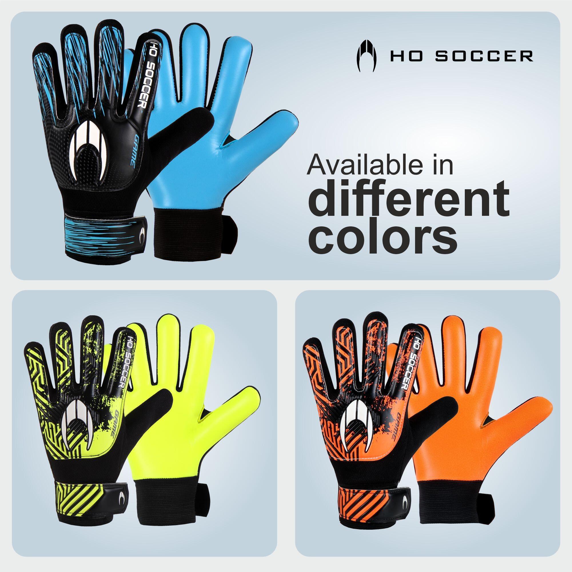 Torwarthandschuhe Game Orange Latex HARDSOFT+ atmungsaktiv 5/7