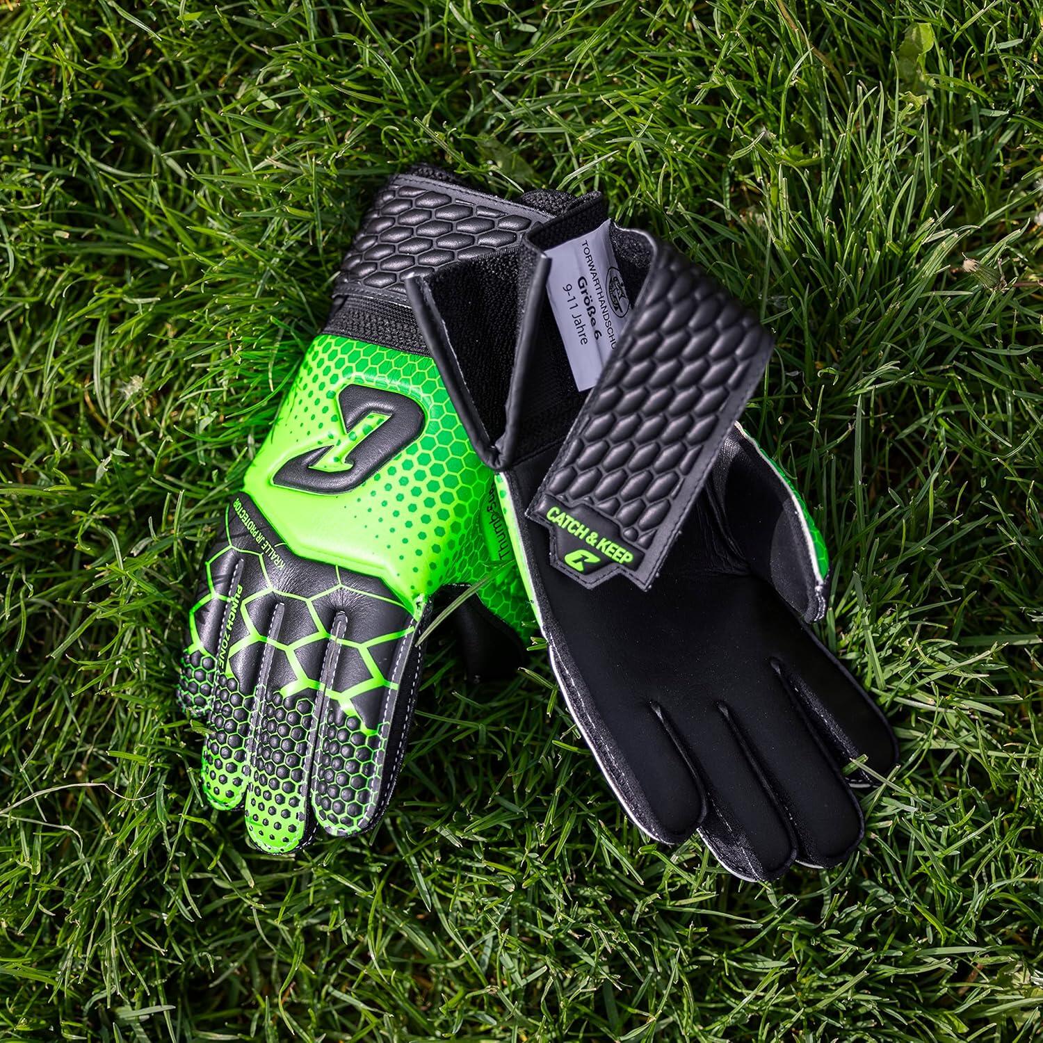 Luvas de guarda-redes Kralle Protector Verde 2/7