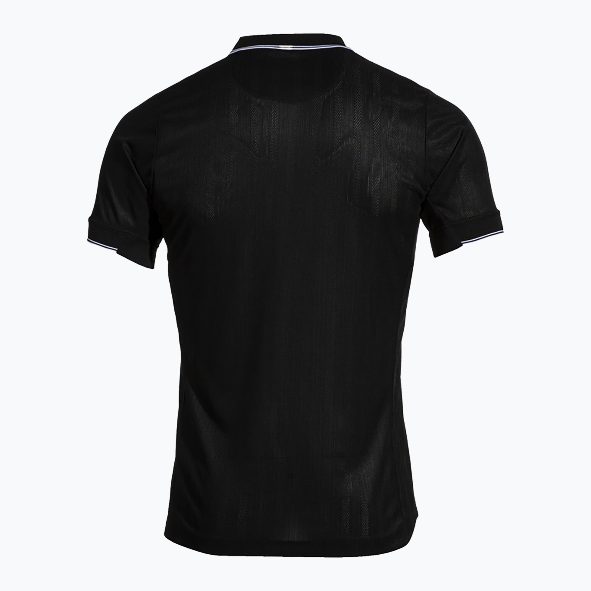 T-Shirt Manga Curta Futebol Homem Joma Fit one Preto 3/4