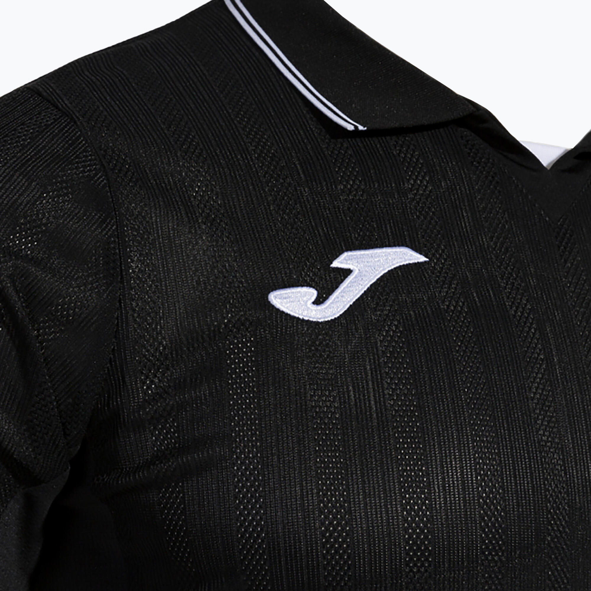 T-Shirt Manga Curta Futebol Homem Joma Fit one Preto 4/4