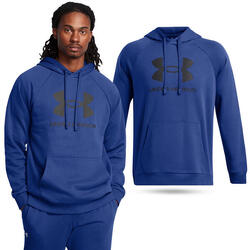 Sweat à capuche Under armour modèle 1379758 432 pour homme
