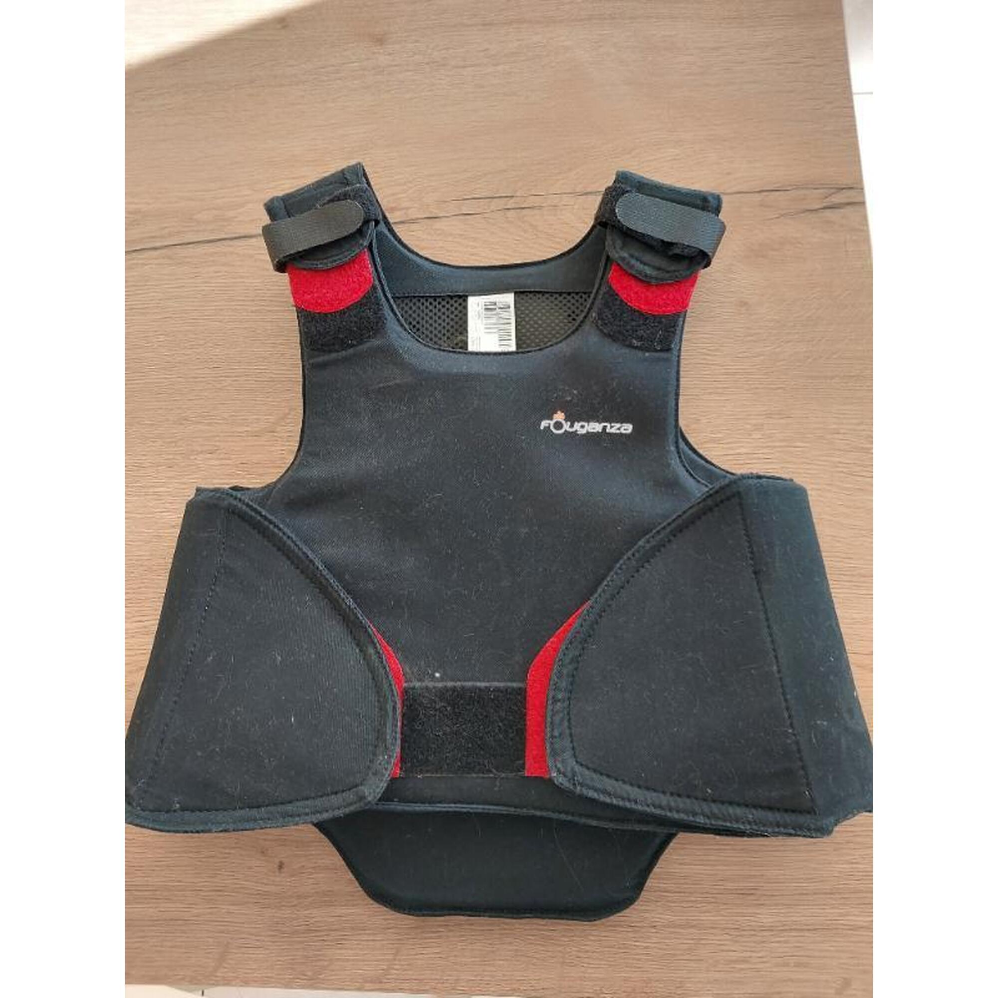 Tussen Particulieren - Bodyprotector voor ruitersport kinderen 100 zwart