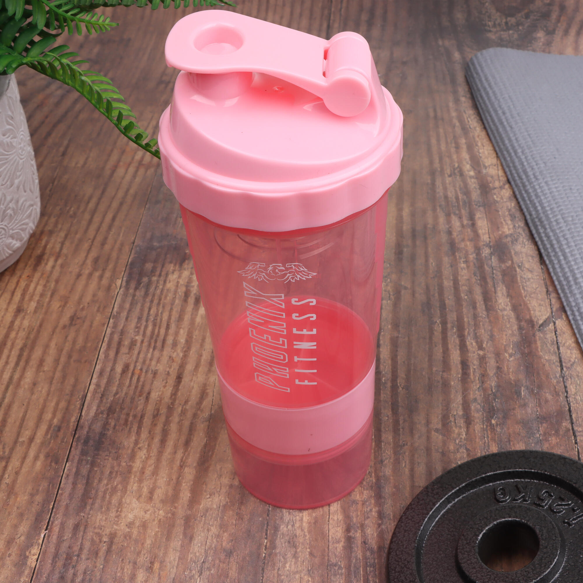 Batidora de proteínas Phoenix Fitness con recipientes 2/7