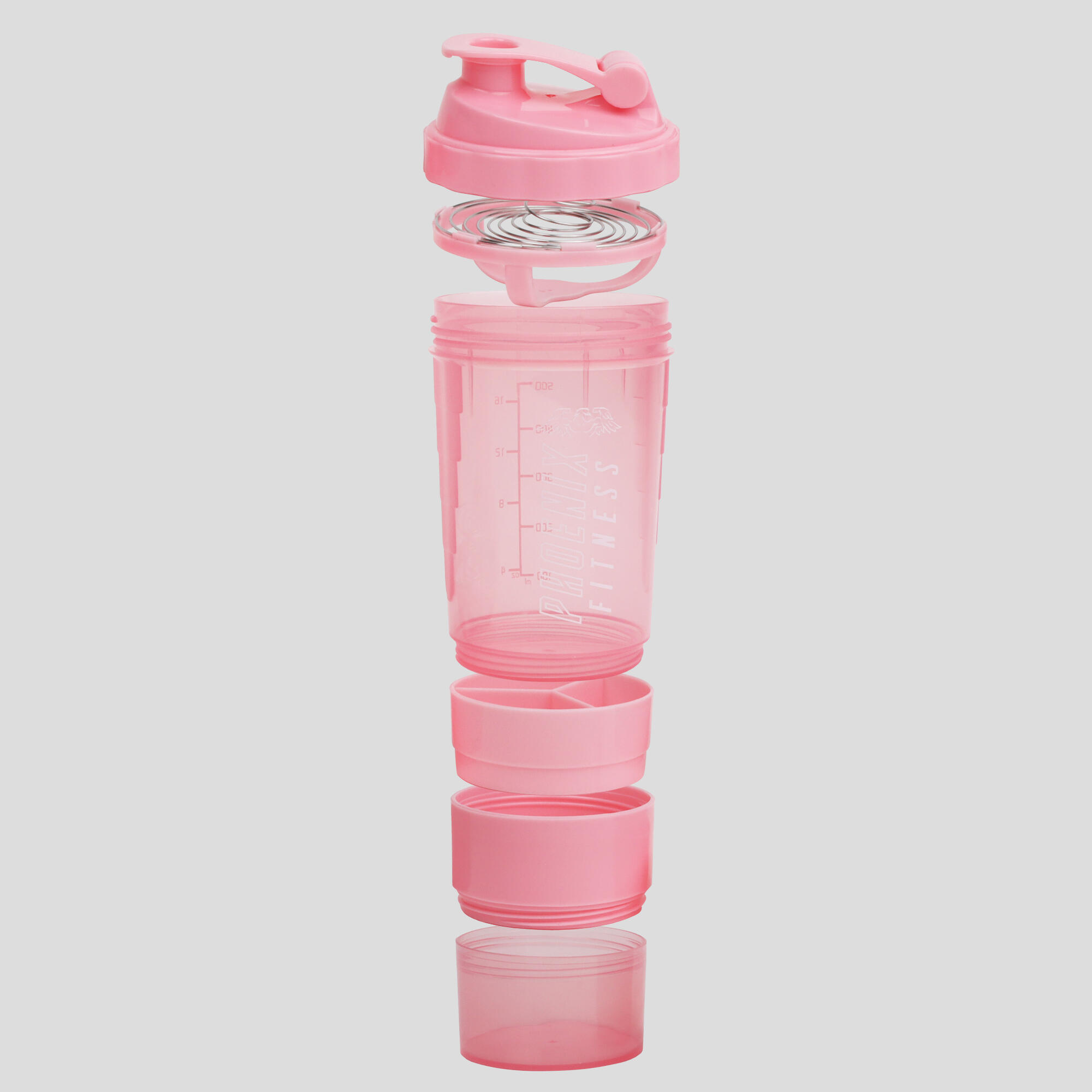 Batidora de proteínas Phoenix Fitness con recipientes 3/7