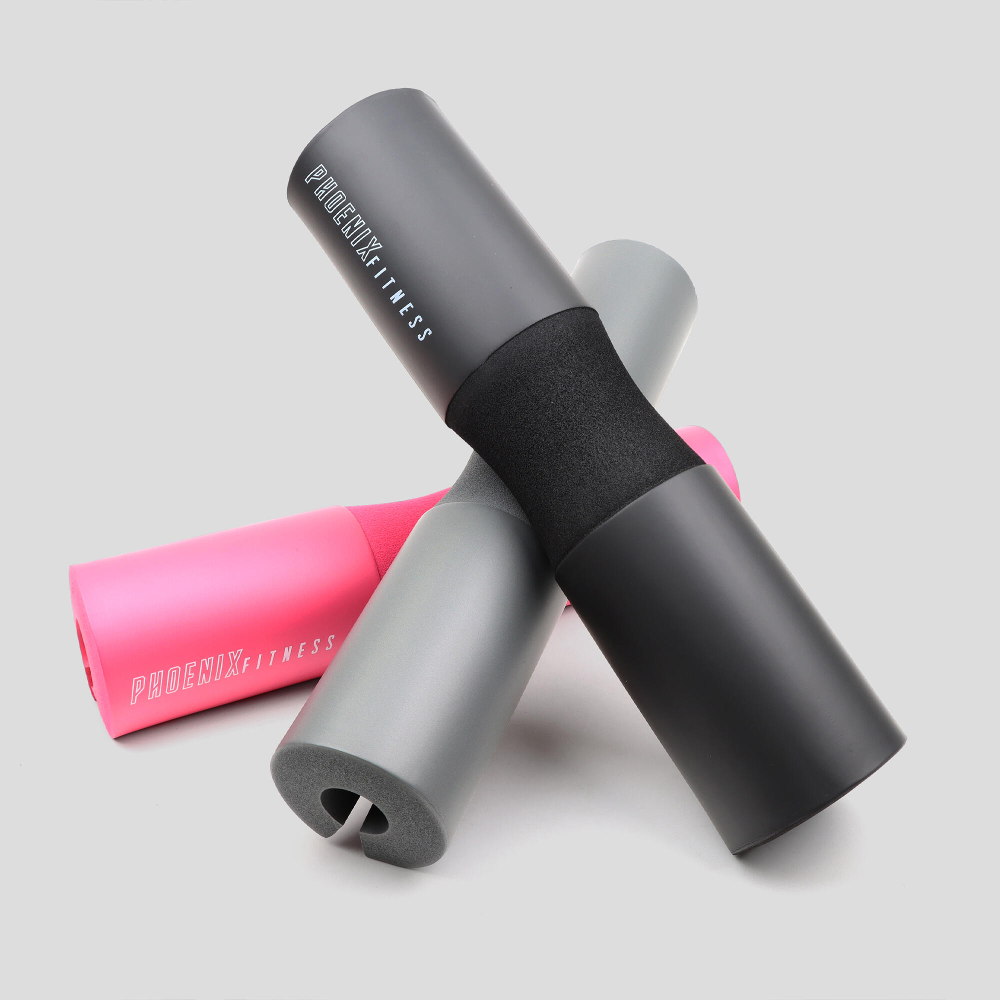 Pink Barbell Pad PHOENIX FITNESS Decathlon