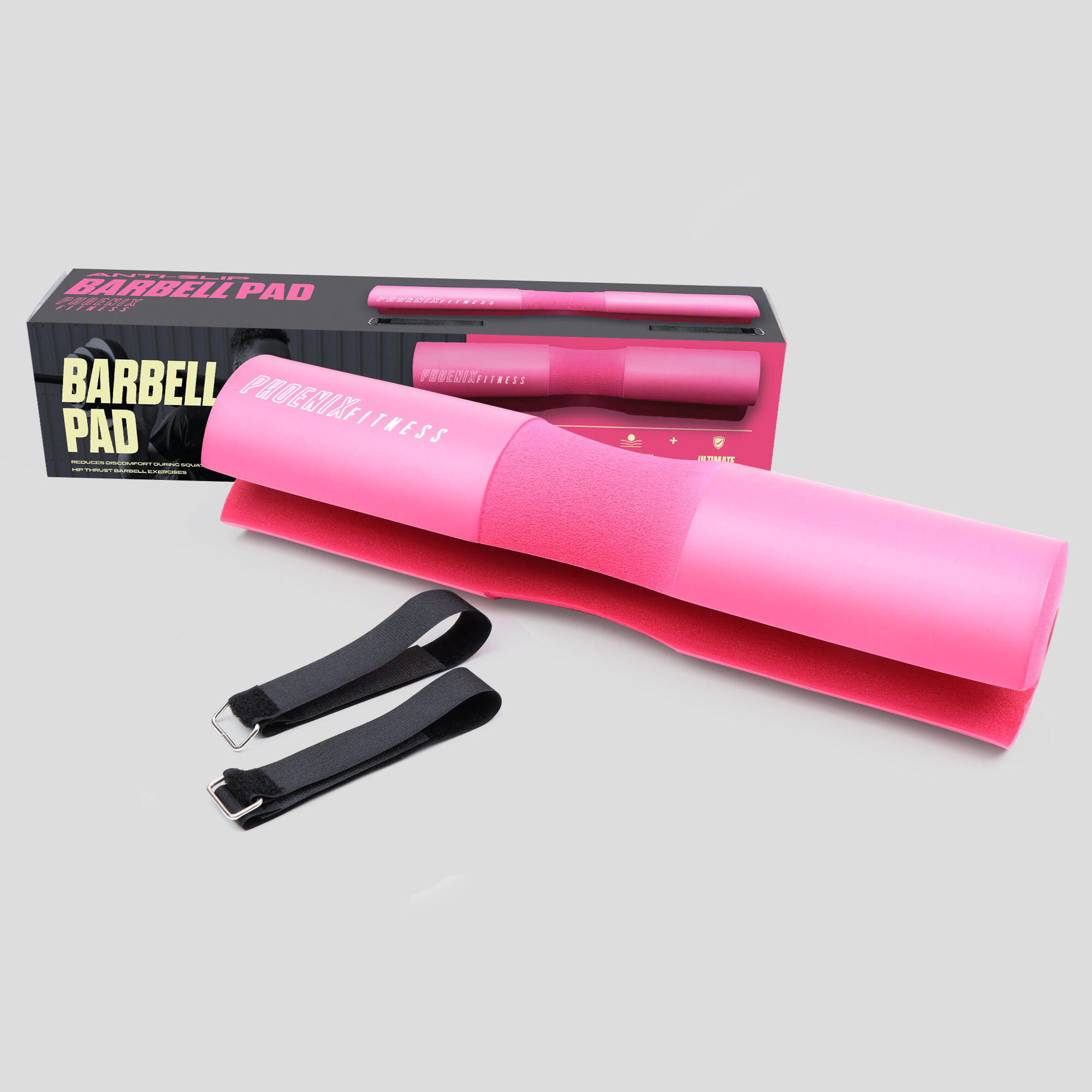 PHOENIX FITNESS Pink Barbell Pad