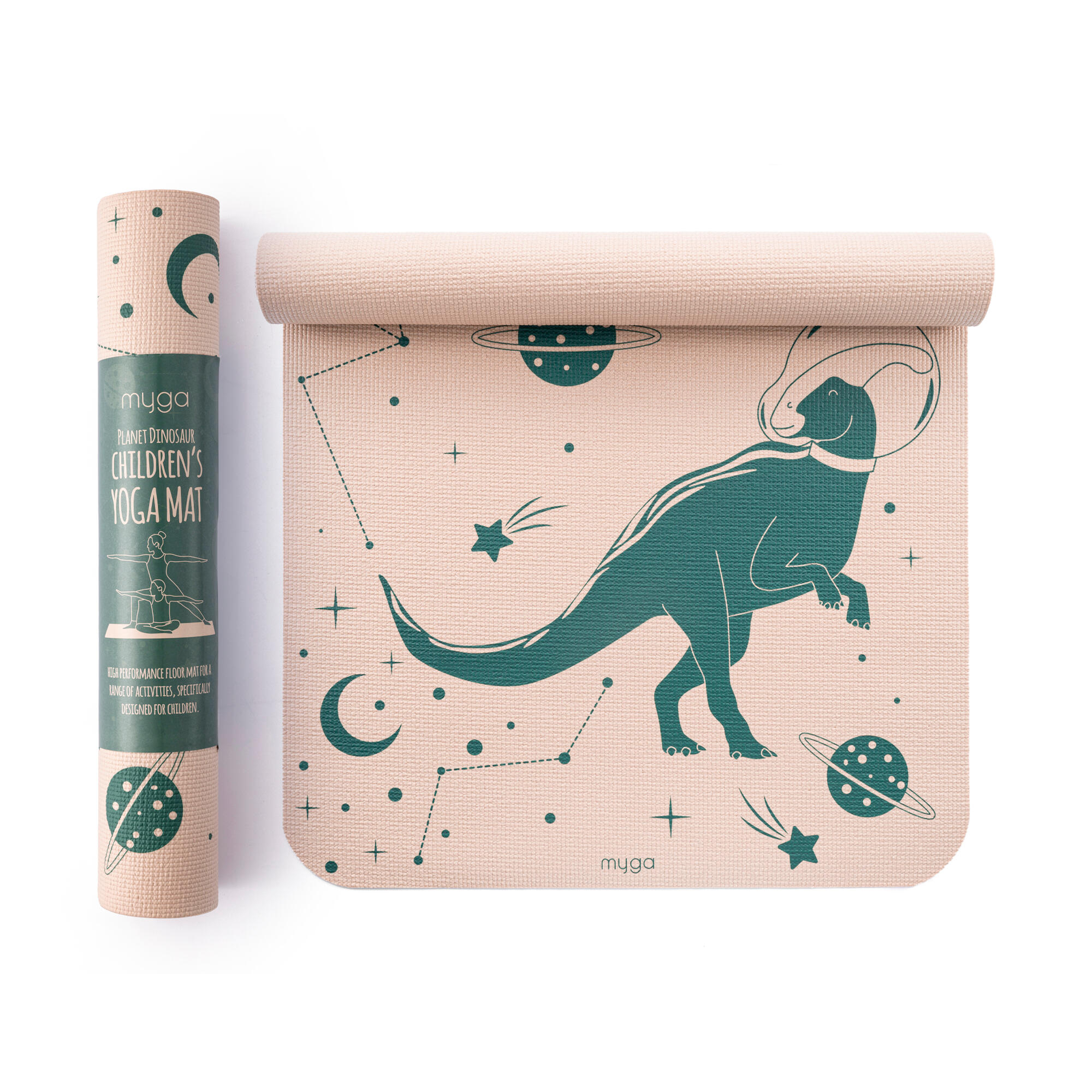 MYGA Myga Dino Silk Print Childrens Mat