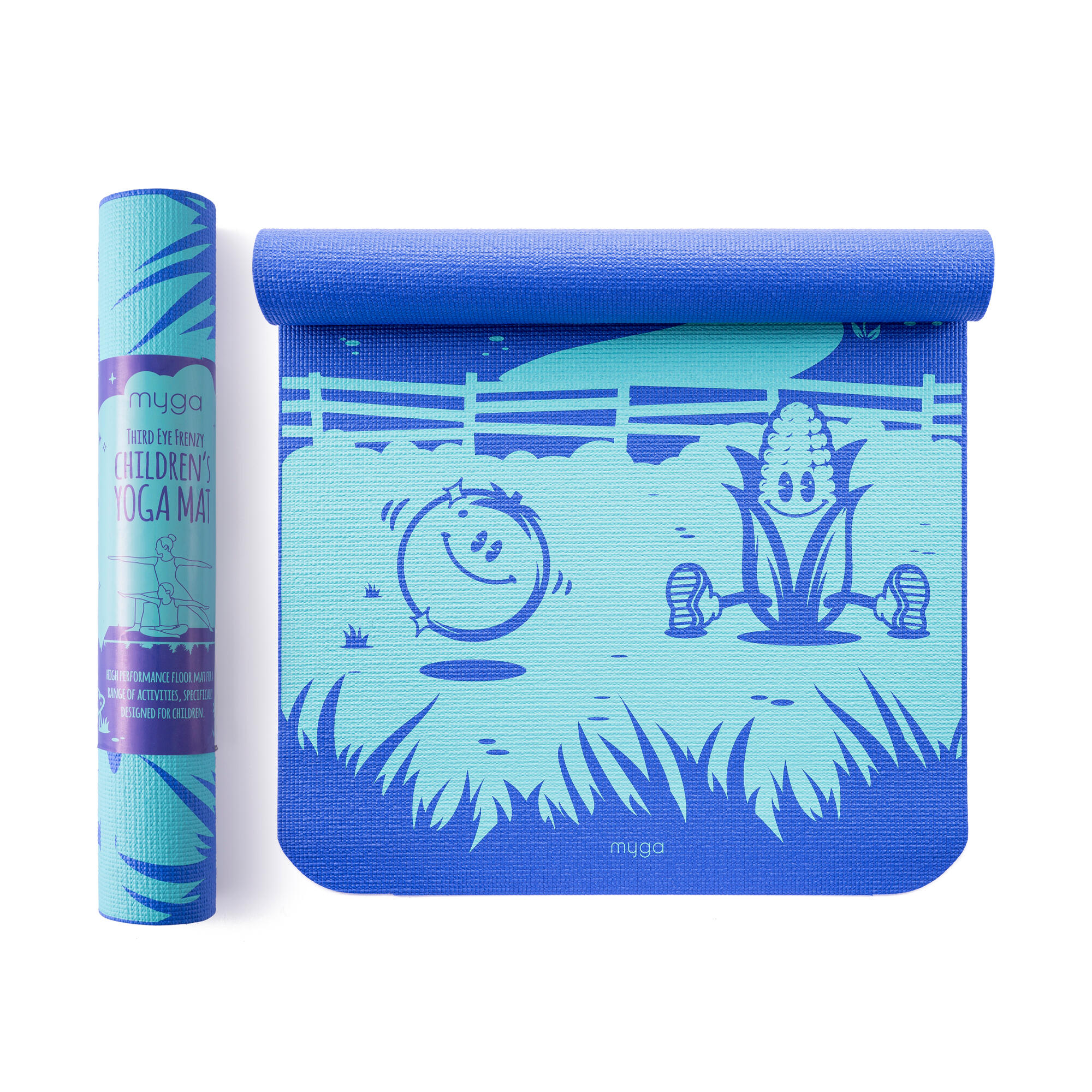 Saltea de yoga pentru copii Myga Frenzy 3mm