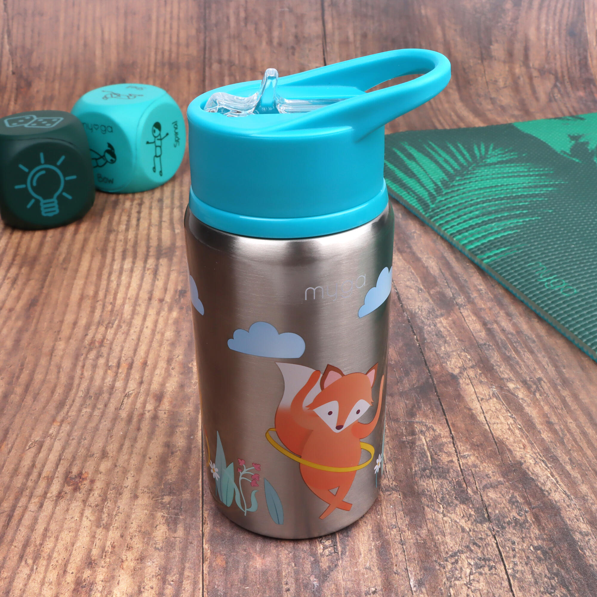 Water Bottle Puma Water Cube Series Girls Myga Animal Kingdom